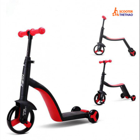 Xe scooter Nadle 3in1 (ĐỎ)